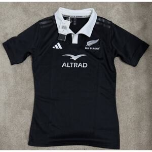 Adidas All Blacks New Zealand Rugby Jersey New NWT Men's Size Large S IX3112